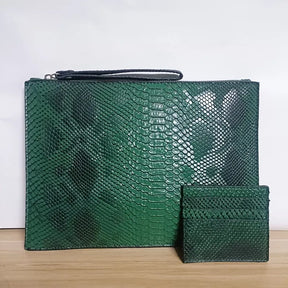 Snake pattern women Clutches for ladies wallet