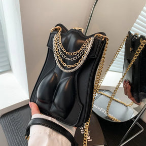 Chic Black Chain Handbags