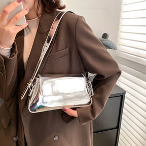 Luxury Armpit Bag Silver Chic