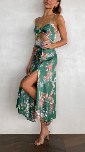 Dreamers Dress - Green Floral